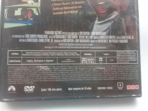 Eddy Murphy Un Detective Suelo En Hollywood Dvd Edicion Espc
