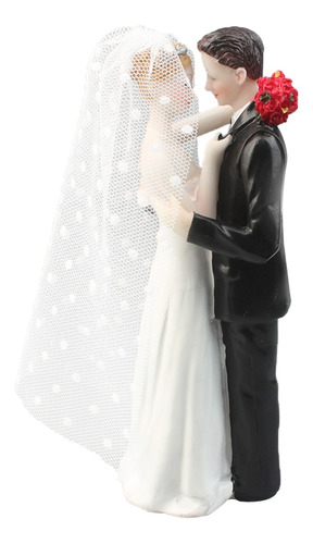 Casamento Colecionável Bolo Engraçado Bonecas Noiva E
