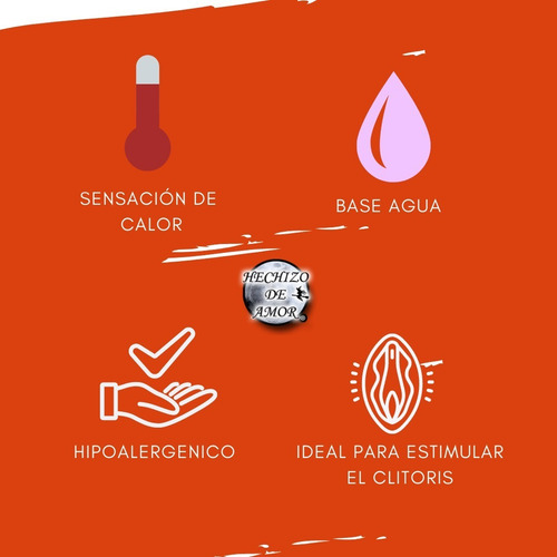 Imagen 3 de 5 de Lubricante Termico Intimo Hot-lub Hechizo De Amor 60ml