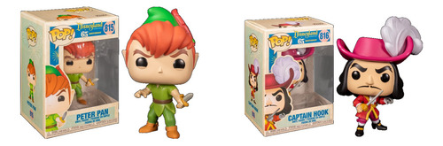 Doble Pack Peter Pan 815 & Captain Hook 816 Disney 65 Anni