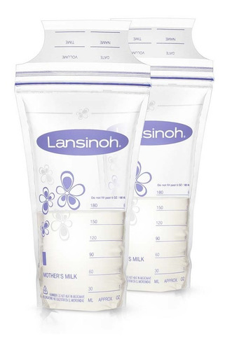Lansinoh Bolsas Para Almacenar Leche Materna 100 Piezas
