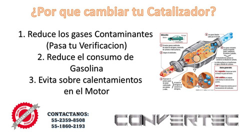 Catalizadores Convertec / Mofles