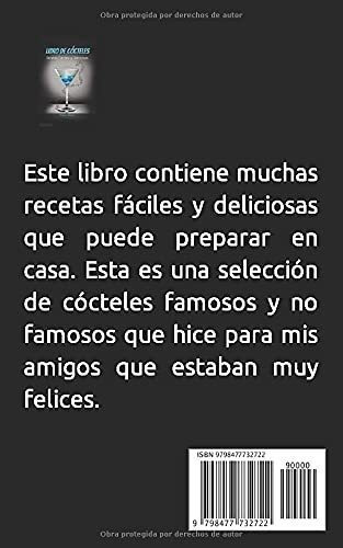 Libro De Cocteles Recetas Faciles Y Deliciosas. -., De Veloso, Miguel. Editorial Independently Published En Español