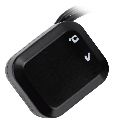 Voltímetro Universal Dc12v, Temperatura 3 En 1, Carga Usb