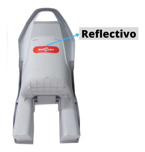 Imagen 4 de 9 de Silla Para Bicicleta Niño Bebe Sillita Smart Grande Trasera