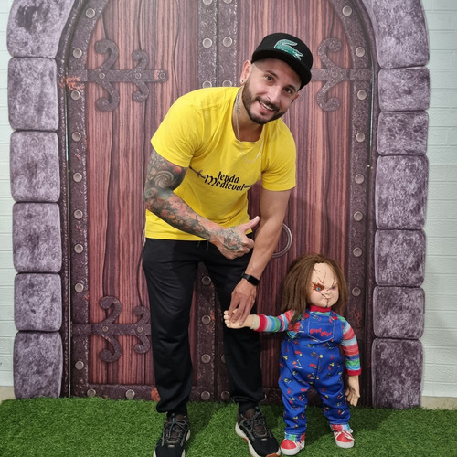 Boneco Chucky Malvado 74cm Tamanho 1:1 Classico Rosto 3d