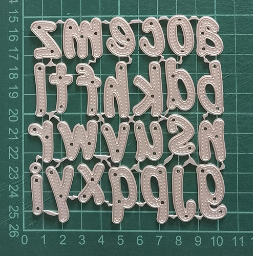 Troquel Die Para Sizzix Big Shot Cuttelbug Abecedario 5