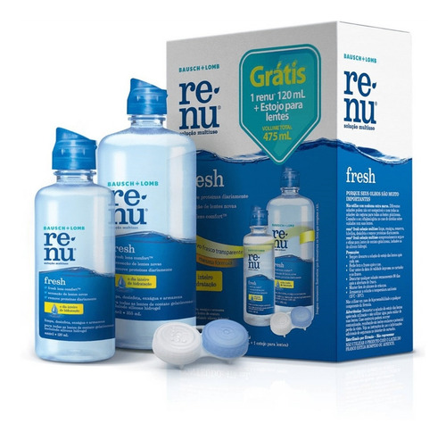Imagen 1 de 1 de Renu Liquidó Para Lentes De Contacto Kit + Estuche