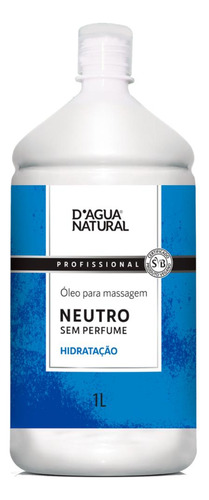  Oleo Massagem Neutro 1 Litro D Agua Natural
