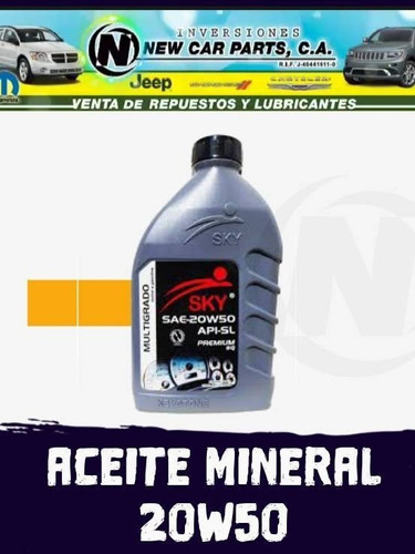 Aceite Mineral 20w50