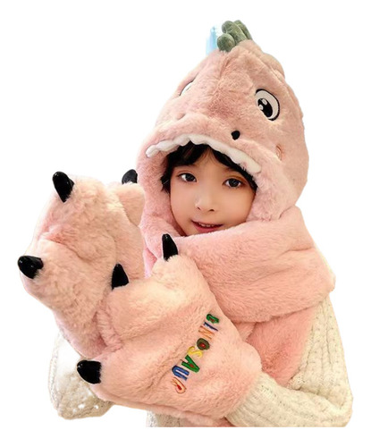 Gorro Infantil Guantes Bufanda Conjunto De Tres Piezas Ky