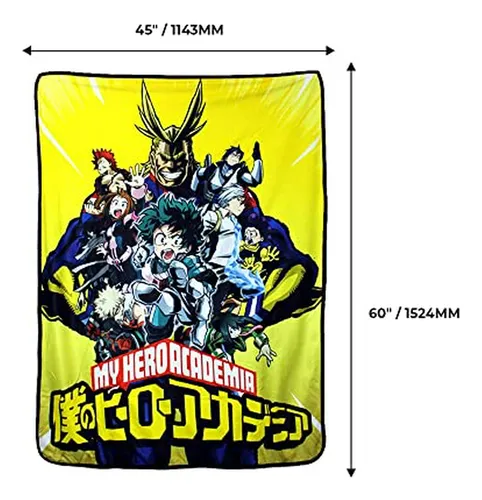 Manta Fleece My Hero Academia Class 1-a 45 X 60 - All Migh