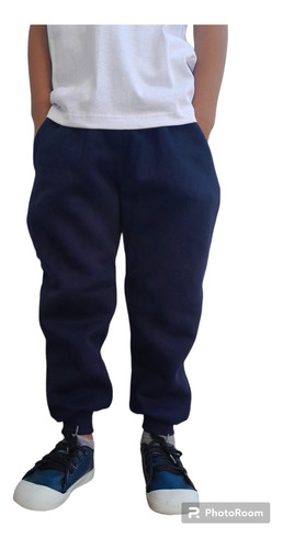 Pantalon Joggins Frizados De Niños C/ Puño (algodon)