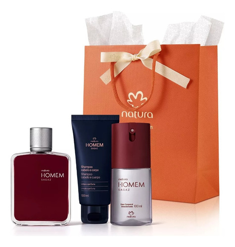 Presente Natura Homem Sagaz (3 Itens)