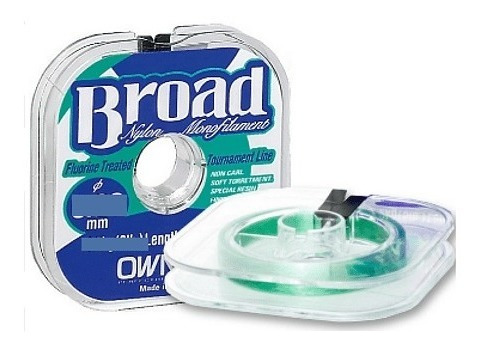Imagem 1 de 2 de Linha Mono Owner Broad 0.12mm 3.3lb 100metros