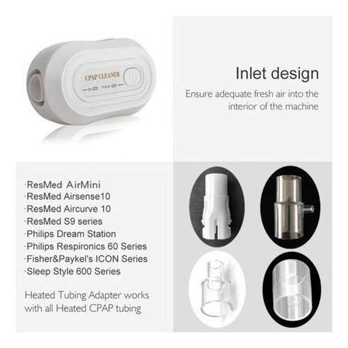 Limpiador De Tampones Portátil Con Carga Usb Mini Cpap Lim