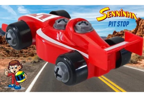 Carrinho Fórmula 1 F1 Pit Stop Monta Desmonta Brinquedos Nf