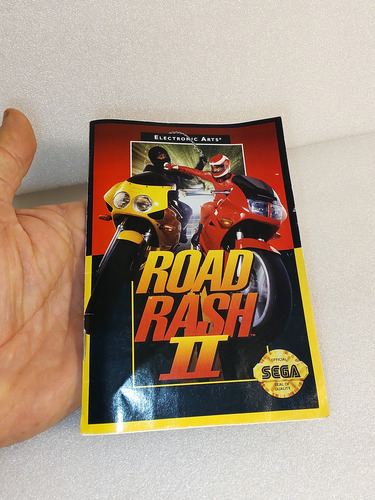 Manual Road Rash 2 Original Sega Genesis (em Ótimo Estado) (Usado)