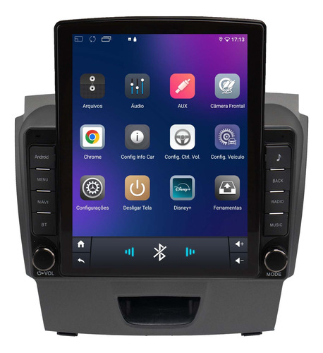 Multimidia Tesla S10 12/16 Sem Mylink Carplay Android 9,7p