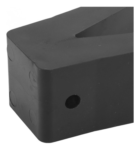 Trailer Rubber Bow Stop 2 Polegadas V Block Black Boat Block