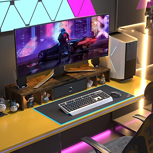 Soporte Triple Monitores Cajón, Soporte Monitor De Com...