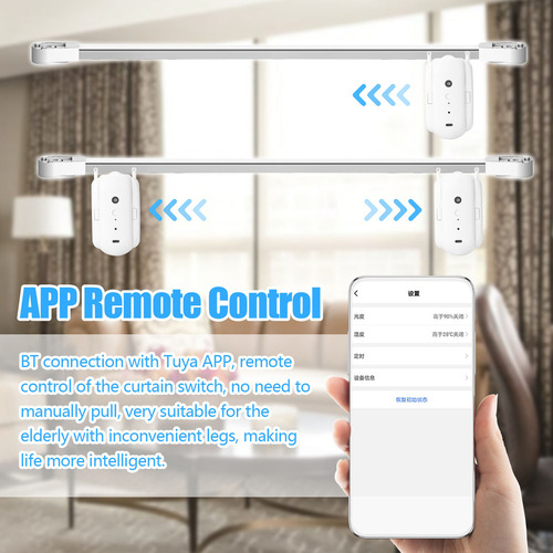 Interruptor De Controle De Voz Com Motor Tuya Smart Curtain