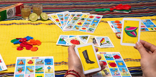 Kit De Juego De Bingo Mexicano Loteria - Juego De Bingo Lote