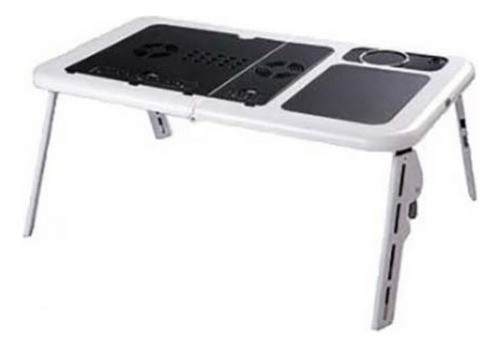 Mesa Para Notebook E-table Com Cooler Duplo E Porta Copo