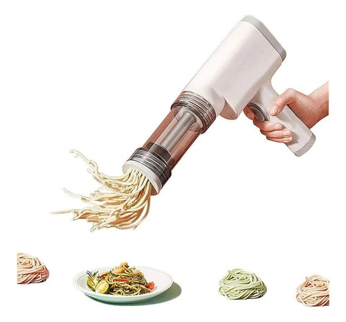 Fabrica Maquina Pasta Fideos Usb Con 5 Moldes Y Accesorios
