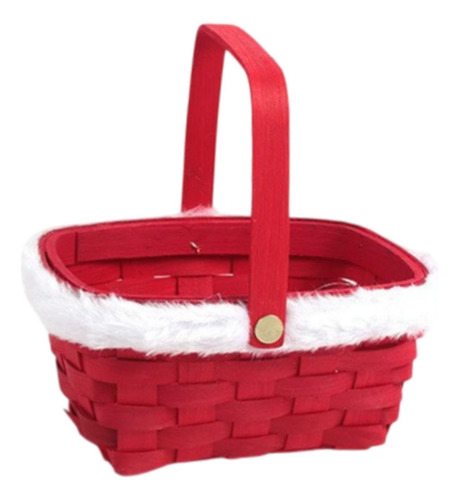 2 Cesta De Regalo De Navidad Cesta De Regalo Rojo Sin