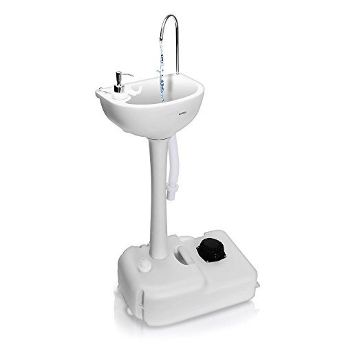 Fregadero Portátil Para Acampar Serenelife Con Soporte Para