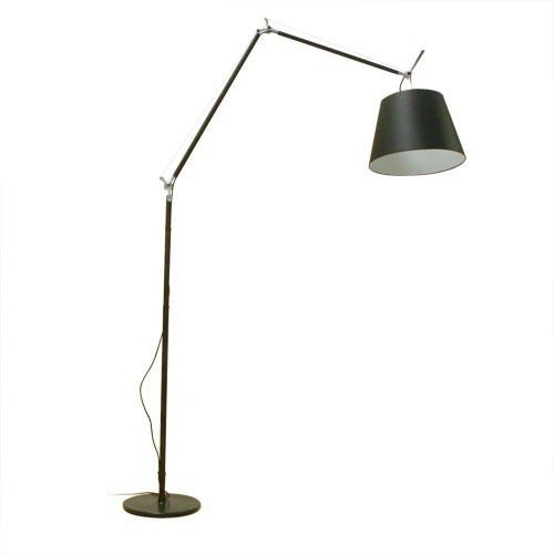 Lampara De Pie Original Artemide Tolomeo Mega Terra Negra