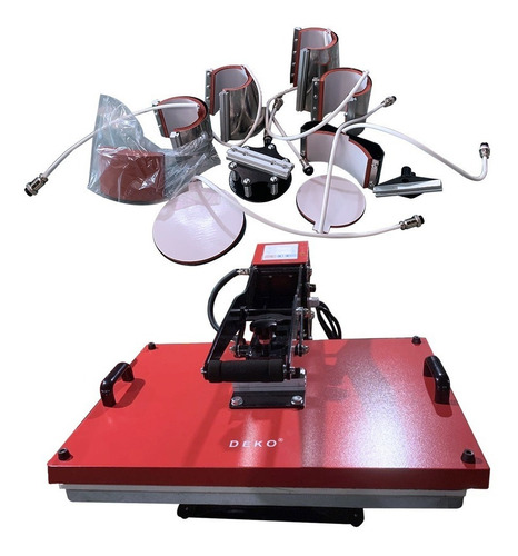 Prensa Termica Kit 8em1 40x60 Camiseta Chinelo Copo Canecas