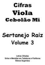 Comprar Livro De Viola Caipira Sertanejo Raiz Vol 3 