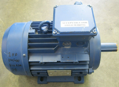 Elektro Drive Mt0ml100lab/2 Motor 1 Hp 230/480v 840 Ccs