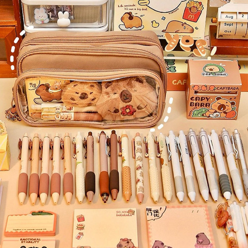 Estuche P Lápices Estuche Aesthetic De Lapicera De Capibara