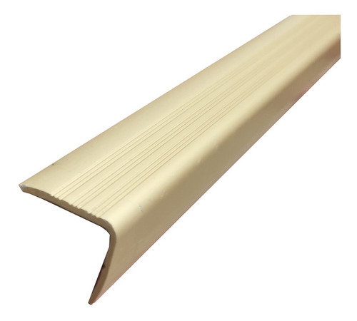Imagen 1 de 7 de Moldura Nariz Escalon Aluminio Pisos Flotante X 2.85mts