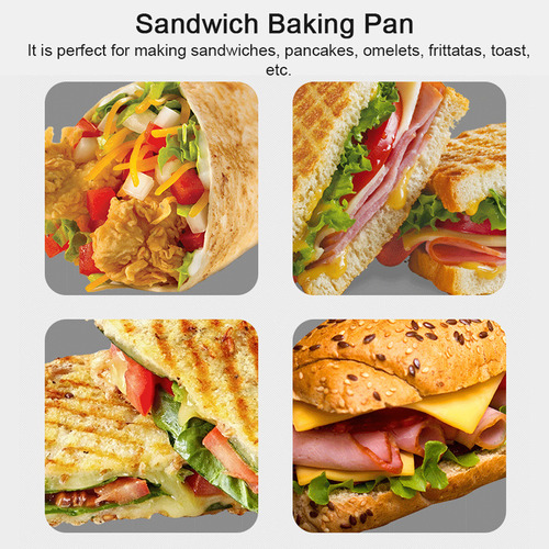 Sartén Para Acampar, Doble Cara, Para Hornear Sándwiches, De