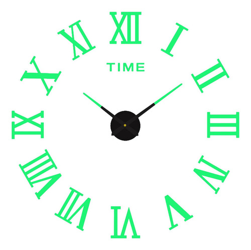 3 Reloj De Pared Sin Marco Luminoso Pegatinas Reloj De Pared