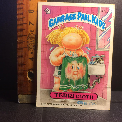 Garbage Pail Kids Terri Cloth Año 1986 Topps