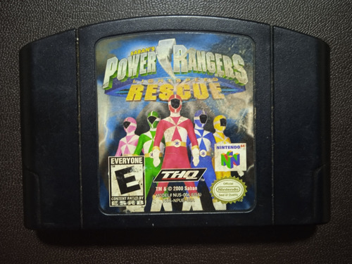 Power Rangers Lighspeed Rescue Leerdescripción - Nintendo 64