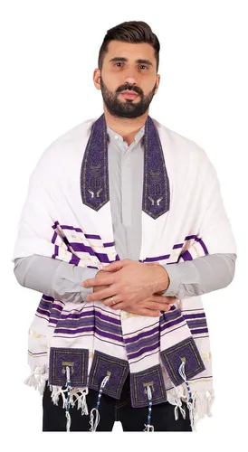 Mantón De Oración Halleluyah Tallit De Israel - Nombre De...