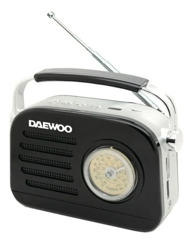 Radio Portatil Dual Retro Vintage Daewoo Di-rh-220 Bluetooth