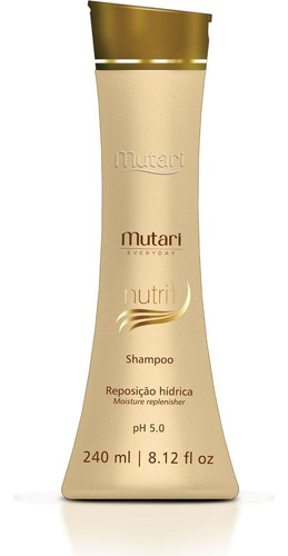 Shampoo Nutrit Macadâmia Cabelo Seco E Desidratado Mutari