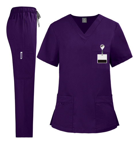 Uniforms Scrubs For Neutral Set -a Stretch Scrub Top Y Pants