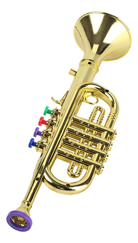 Para 1 Instrumento De Viento Trompeta Infantil Con Botones