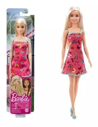 Boneca Barbie Fashion Vestido Borboleta Mattel - Detalhes Magazine