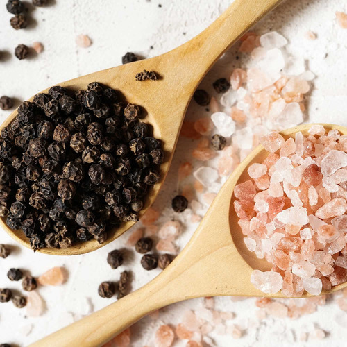 Molinillo De Sal Rosa Y Pimienta Negra Con Estante Inoxidabl