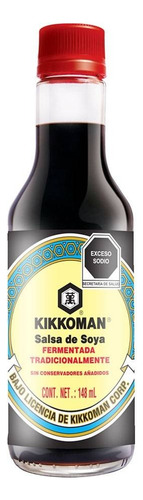 4 Pza Salsa De Soya Kikkoman 148 Ml