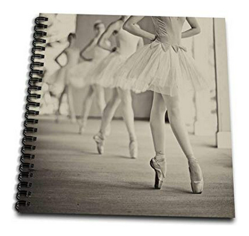 Cuadernos - 3drose Db_218961_3 Sepia Ballerinas In Tutus And